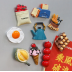 4-12.5cm 3D Simulated Food Fridge Magnet Cartoon